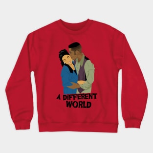 black romantic kiss different world Crewneck Sweatshirt